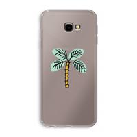 Palmboom: Samsung Galaxy J4 Plus Transparant Hoesje - thumbnail