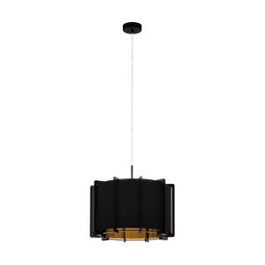 EGLO hanglamp Pineta Ø43cm - zwart/goud - Leen Bakker