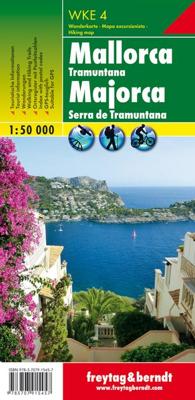Wandelkaart - Fietskaart WKE4 Mallorca - Serra de Tramuntana | Freytag & Berndt Wandelkaart - Fietskaart WKE4 Mallorca - Serra de Tramuntana | Freytag & Berndt