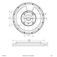 EVN AP44400125 AP44400125 LED-plafondlamp LED Wit