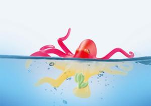 PLAYMOBIL Princess Magic - Zeemeermin met van kleur veranderende octopus Constructiespeelgoed