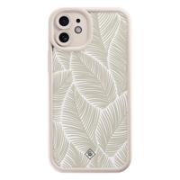 iPhone 11 beige case - Palmy leaves beige