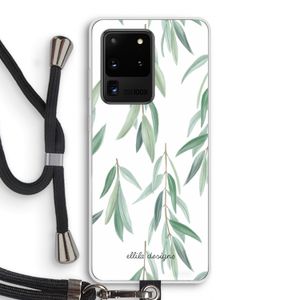 Branch up your life: Samsung Galaxy S20 Ultra Transparant Hoesje met koord