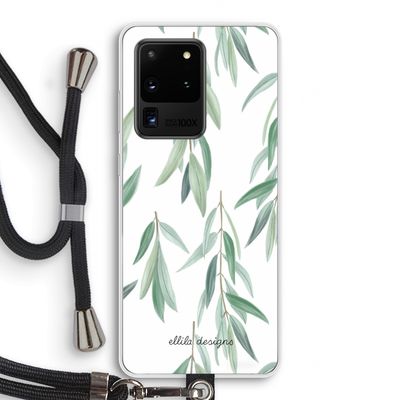 Branch up your life: Samsung Galaxy S20 Ultra Transparant Hoesje met koord