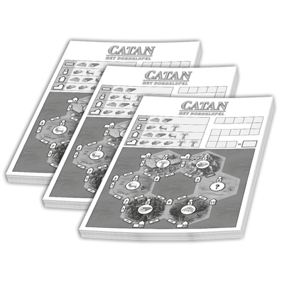 999 Games Scoreblokken catan het dobbelspel