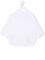 Il Gufo chemise en lin à col officier - Blanc Il Gufo chemise en lin à col officier - Blanc