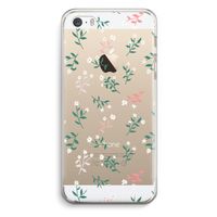 Small white flowers: iPhone 5 / 5S / SE Transparant Hoesje Small white flowers: iPhone 5 / 5S / SE Transparant Hoesje