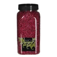 Gravel fuchsia fles 1 kilogram - Mica decorations