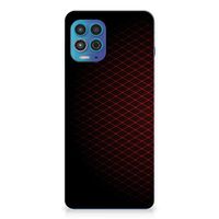 Motorola Moto G100 TPU bumper Geruit Rood - thumbnail