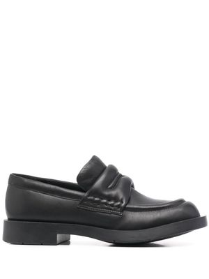 CamperLab mocassins en cuir à bout rond - Noir