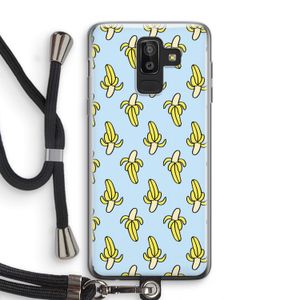 Bananas: Samsung Galaxy J8 (2018) Transparant Hoesje met koord
