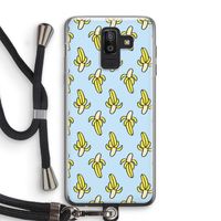 Bananas: Samsung Galaxy J8 (2018) Transparant Hoesje met koord