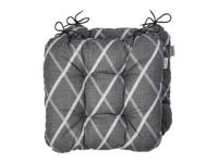 LIVARNO Set van 2 zitkussens Valencia/Miami 40 x 43 cm (Antraciet)