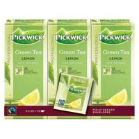 Thee Pickwick Fair Trade green lemon 25x1.5gr | 3 stuks