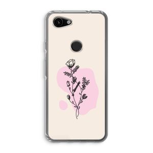 Roses are red: Google Pixel 3a Transparant Hoesje