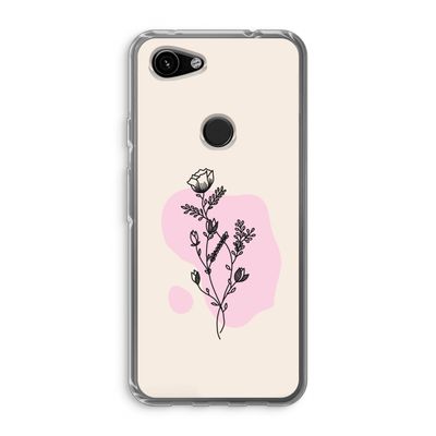 Roses are red: Google Pixel 3a Transparant Hoesje