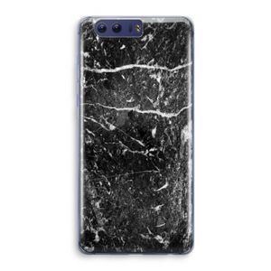 Zwart marmer: Honor 9 Transparant Hoesje