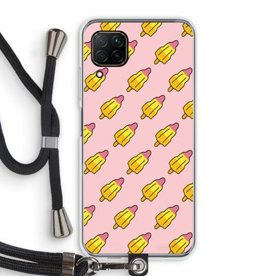 Waterijsjes: Huawei P40 Lite Transparant Hoesje met koord
