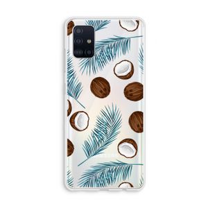 Kokosnoot roze: Galaxy A51 4G Transparant Hoesje
