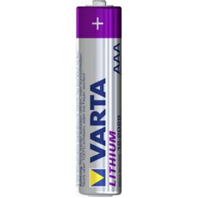 1x4 Varta Lithium Micro AAA LR 03