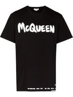 Alexander McQueen t-shirt en coton à logo imprimé - Noir - thumbnail