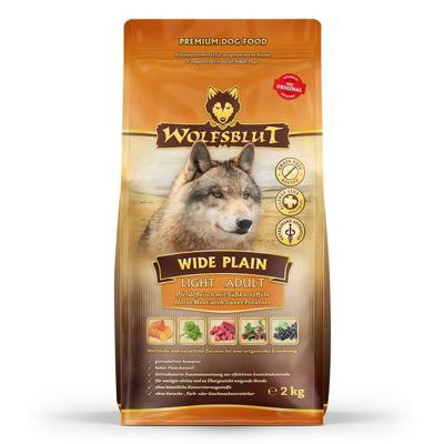 WOLFSBLUT Wide Plain Light Horse with sweet potatoes - droog hondenvoer - 2kg