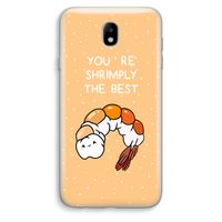 You're Shrimply The Best: Samsung Galaxy J7 (2017) Transparant Hoesje