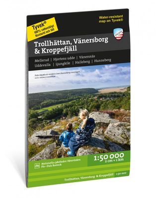 Wandelkaart Terrängkartor Trollhättan, Vänersborg & Kroppefjäll | Zweden | Calazo