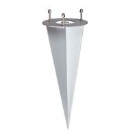 Grondpin 37cm zilvergrijs staal