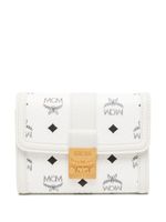 MCM petit portefeuille Tracy à motif monogrammé - Blanc