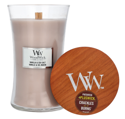Woodwick Vanilla & Sea Salt Candle 610 g