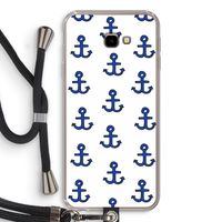 Ankers: Samsung Galaxy J4 Plus Transparant Hoesje met koord Ankers: Samsung Galaxy J4 Plus Transparant Hoesje met koord