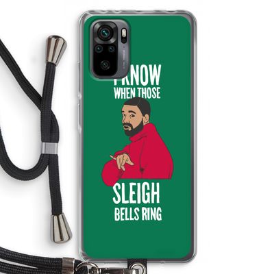 Sleigh Bells Ring: Xiaomi Redmi Note 10 Pro Transparant Hoesje met koord