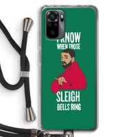 Sleigh Bells Ring: Xiaomi Redmi Note 10 Pro Transparant Hoesje met koord