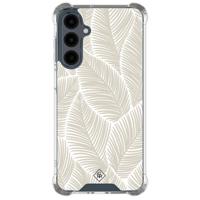 Samsung Galaxy A17 shockproof hoesje - Palmy leaves beige