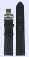 Horlogeband Tissot T600013050 Leder Zwart 20mm