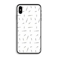 Hipster stripes: iPhone X Biologisch afbreekbaar hoesje