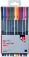 Fineliner Quantore assorti blister ÃƒÆ' 10 stuks