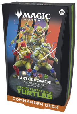 Magic the Gathering Teenage Mutant Ninja Turtles Commander Decks Case (4) english