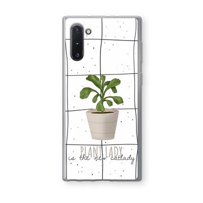 Kamerplant op vensterruit: Samsung Galaxy Note 10 Transparant Hoesje