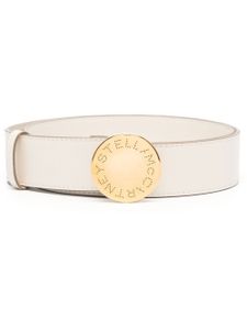 Stella McCartney ceinture à boucle logo Stella - Tons neutres