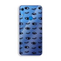 Eye pattern #2: Huawei Y6s Transparant Hoesje
