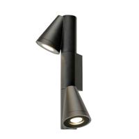 SLV Design wandlampT-Tube WL zwart dubbel - 1008013