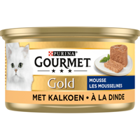 Gourmet Gold Mousse Kattenvoer nat met Kalkoen bij Jumbo