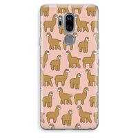 Alpacas: LG G7 Thinq Transparant Hoesje