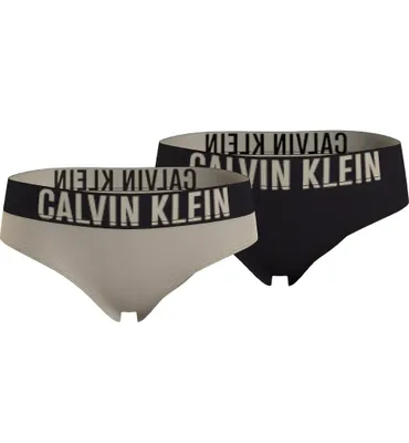 Calvin Klein 2-Pack meisjes slips - Intense Power - Merk meisjes onderbroeken katoen - Elastische band - Meisjes hipster