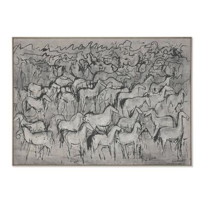 Schilderij Home ESPRIT Jute polyestyreen 140 x 4 x 100 cm