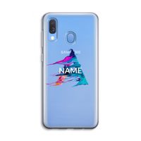 Abstract Spectrum: Samsung Galaxy A40 Transparant Hoesje