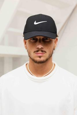 Nike Structured Swoosh Pet Heren Zwart - Maat One Size - Kleur: Zwart | Soccerfanshop