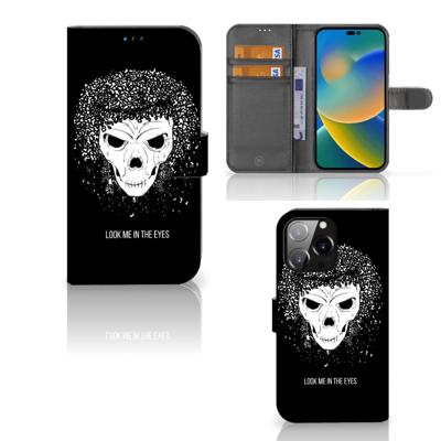 Telefoonhoesje met Naam iPhone 14 Pro Max Skull Hair Telefoonhoesje met Naam iPhone 14 Pro Max Skull Hair